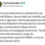 Brandão determina o afastamento do coronel da PMMA após denúncia de assédio