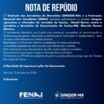 Sindjor-MA e Fenaj divulgam nota de repúdio contra vereador de Caxias após ataques à jornalista Marcela Ramos