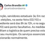 Expediente dos servidores estaduais do Maranhão será alterado durante período eleitoral